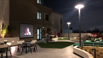 Outdoor movie theater
